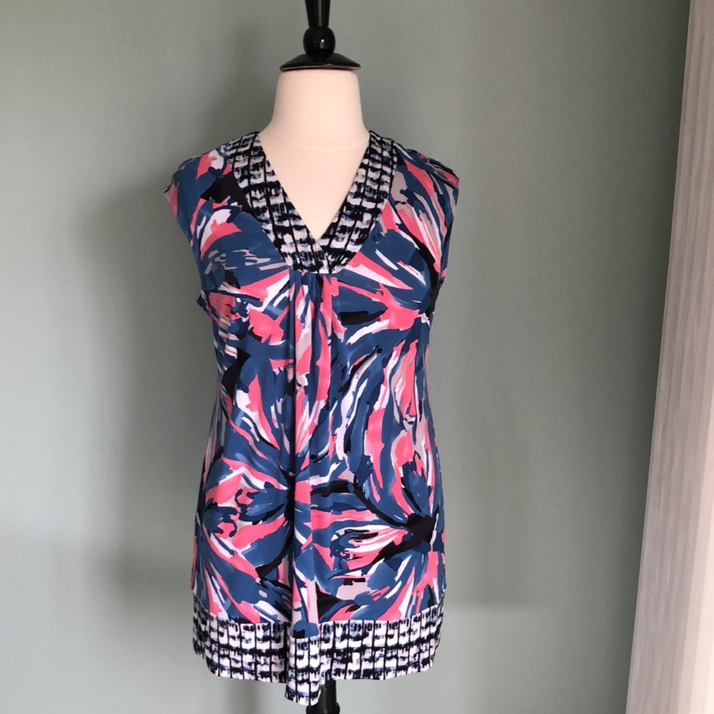 Alfani abstract art tunic L